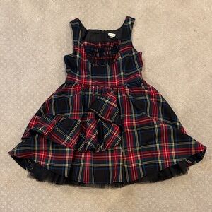 Plaid Kids Dress in Red and Blue harajuku mini hard to find! Medium 7 / 8